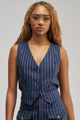 SUNDAY PINSTRIPE VEST