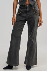 AHEAD OF THE CURVE MILITARY DENIM PANT
