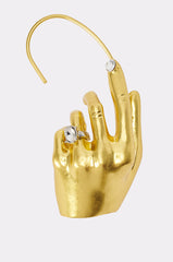 FIRST CHOICE STATEMENT EARRING CUFF IN GOLD