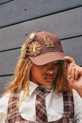 LA BADDIE HAT IN BROWN