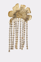 SHINE SOCIETY FLORAL DANGLE EARRINGS