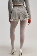 MARLEY LACE TRIM MINI SKIRT