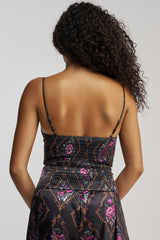 VERTIGO SATIN CORSET
