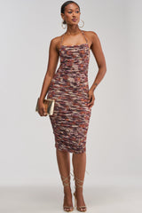 SWEET AS CANDY FLORAL BURNOUT MIDI DRESS