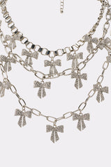 TIED IN A BOW NECKLACE