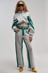 SPORT MODE SCUBA PANT IN GREY