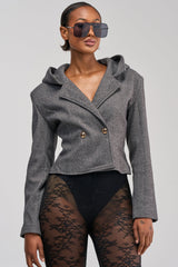 SIREN HOODED BLAZER