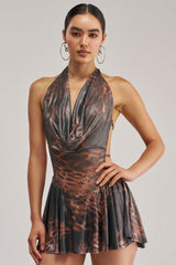 PARTY PEOPLE MINI DRESS IN CHEETAH