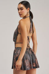 PARTY PEOPLE MINI DRESS IN CHEETAH