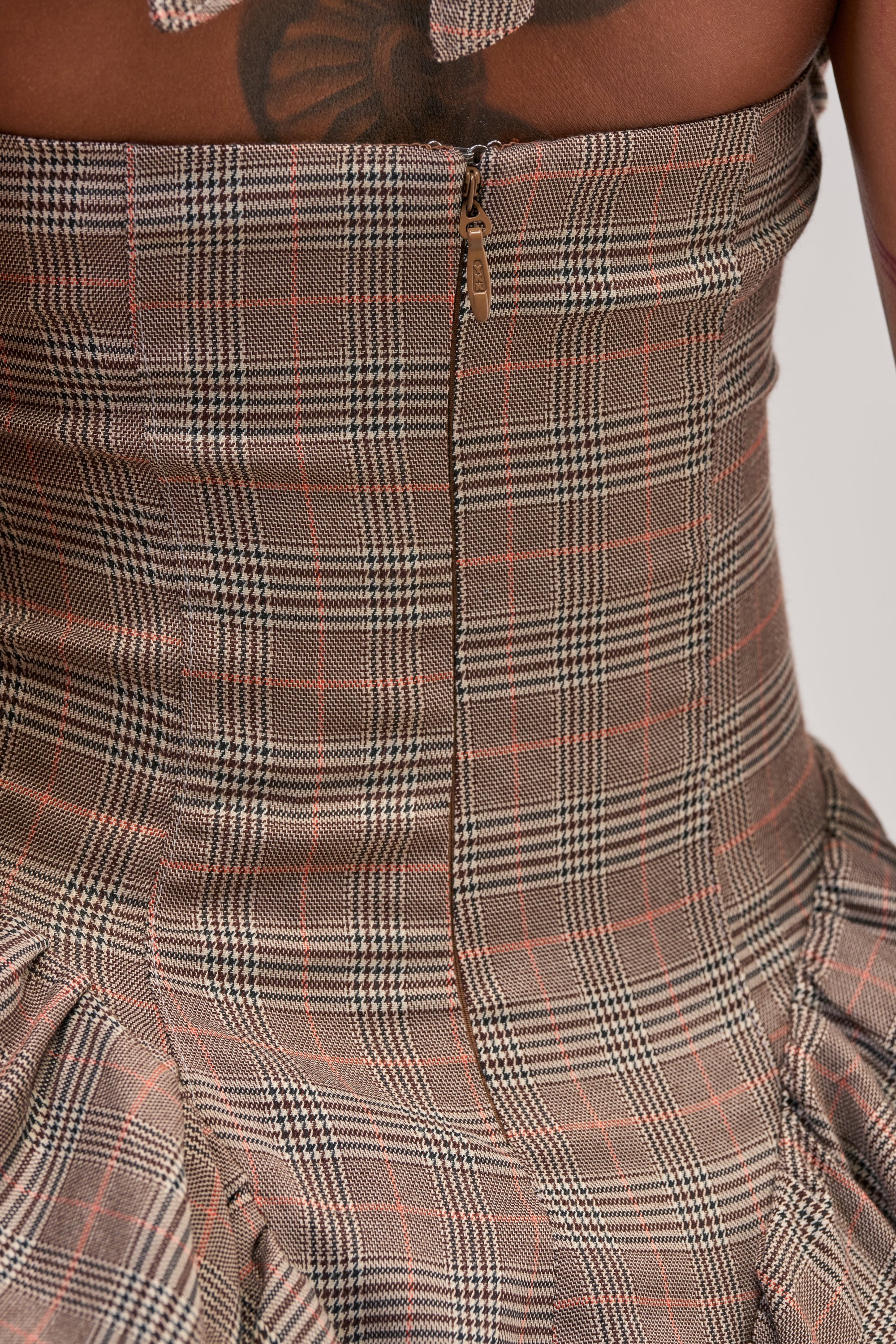 STYLE AND GRACE MINI DRESS IN PLAID