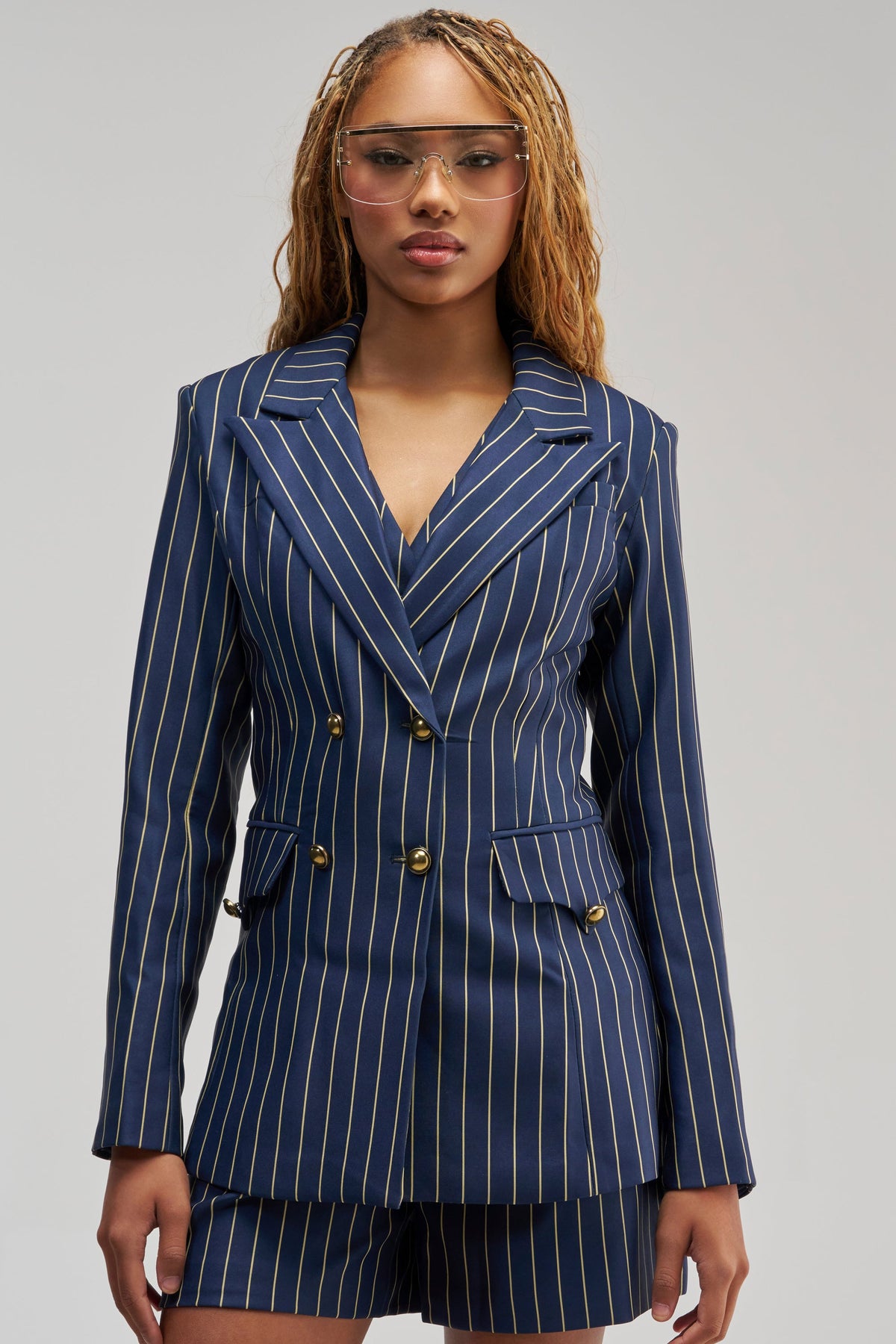 SUNDAY PINSTRIPE BLAZER