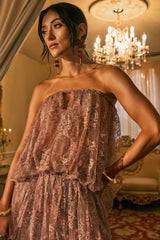 HANNAH LACE BLOUSE IN MAUVE