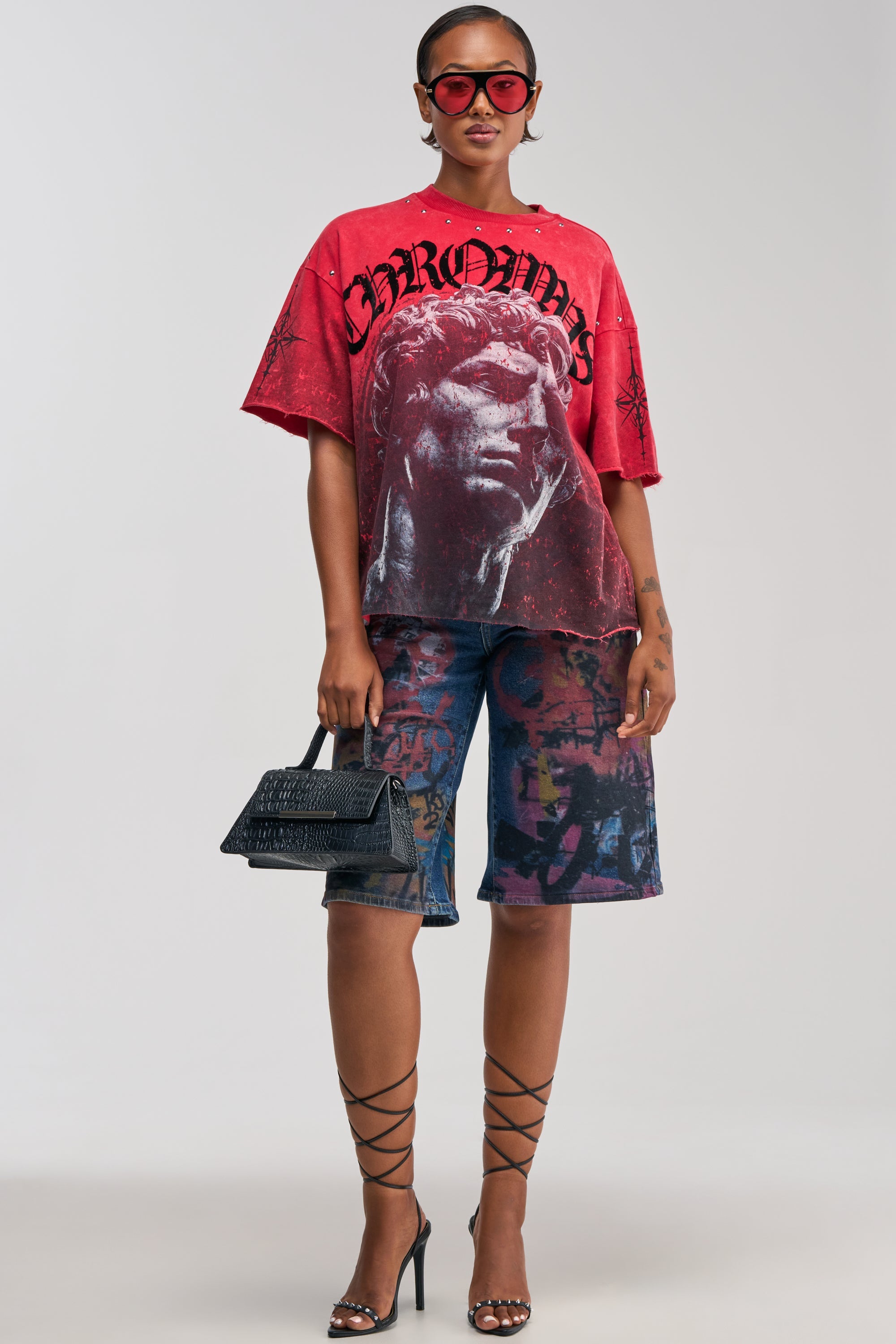 FIRST ROW ONLY HUMAN GRAPHIC TEE