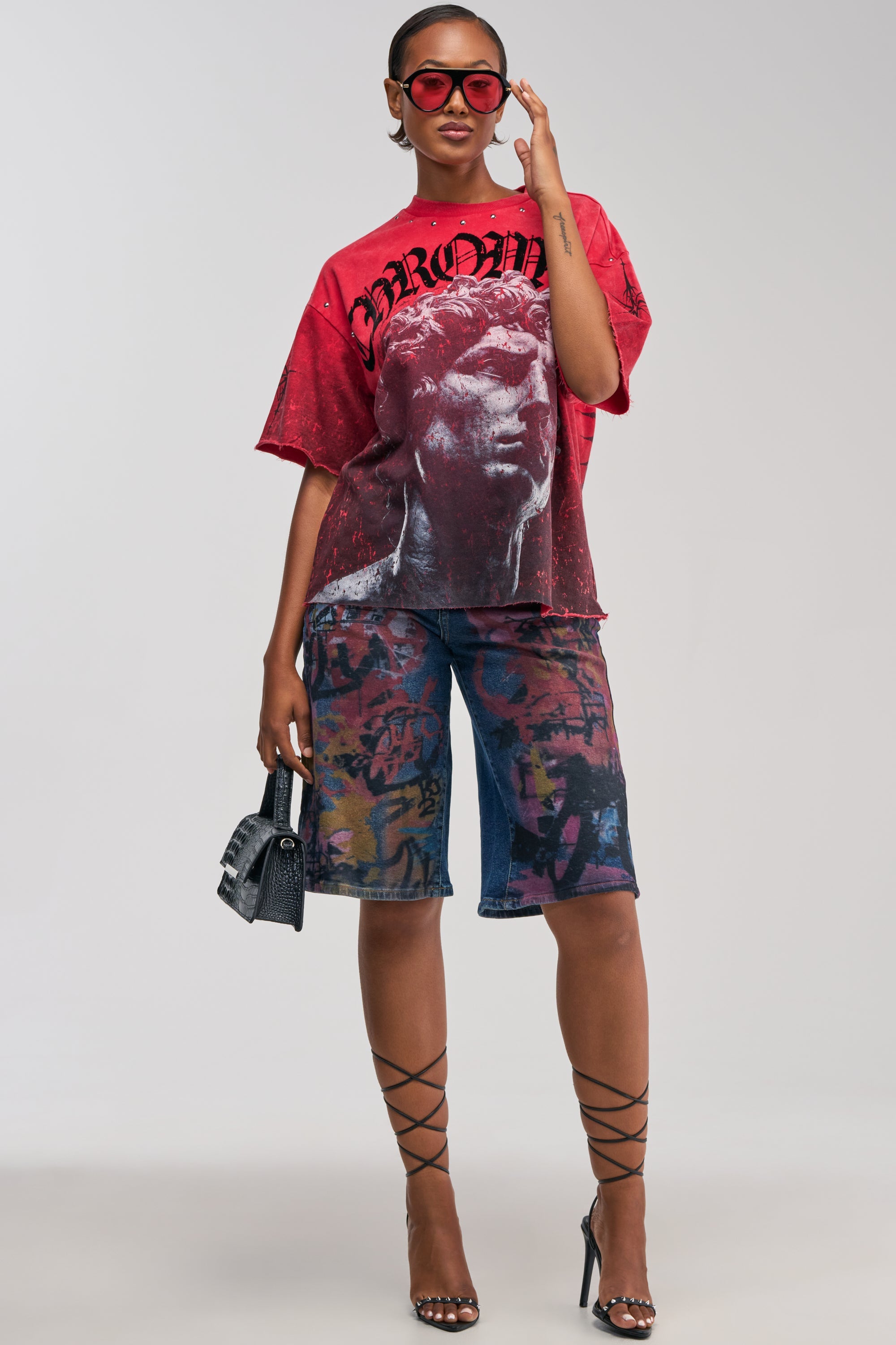 FIRST ROW ONLY HUMAN GRAPHIC TEE