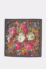 MIDNIGHT GARDEN SILK SCARF