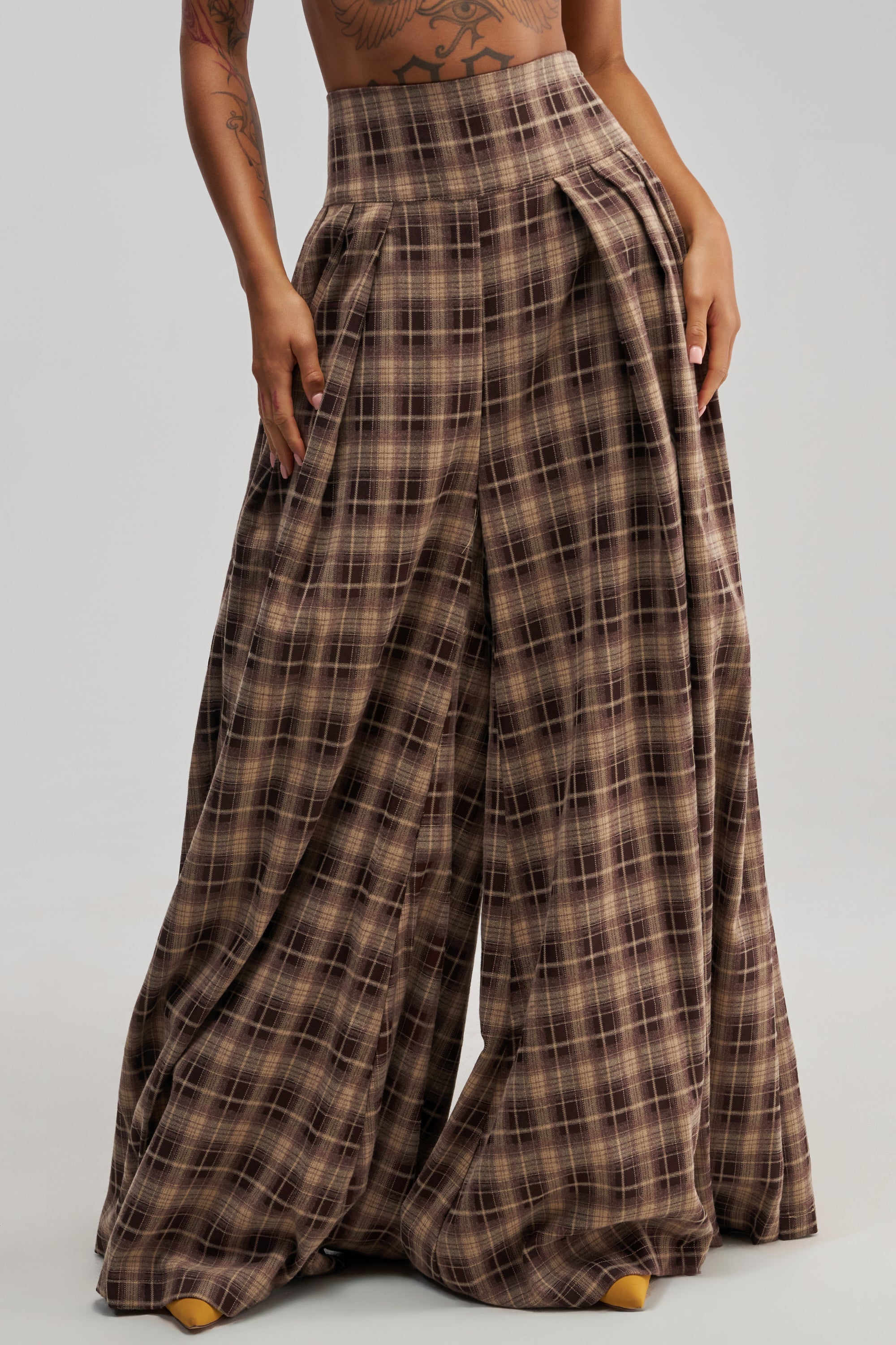 PLAID PRINCESS TROUSER