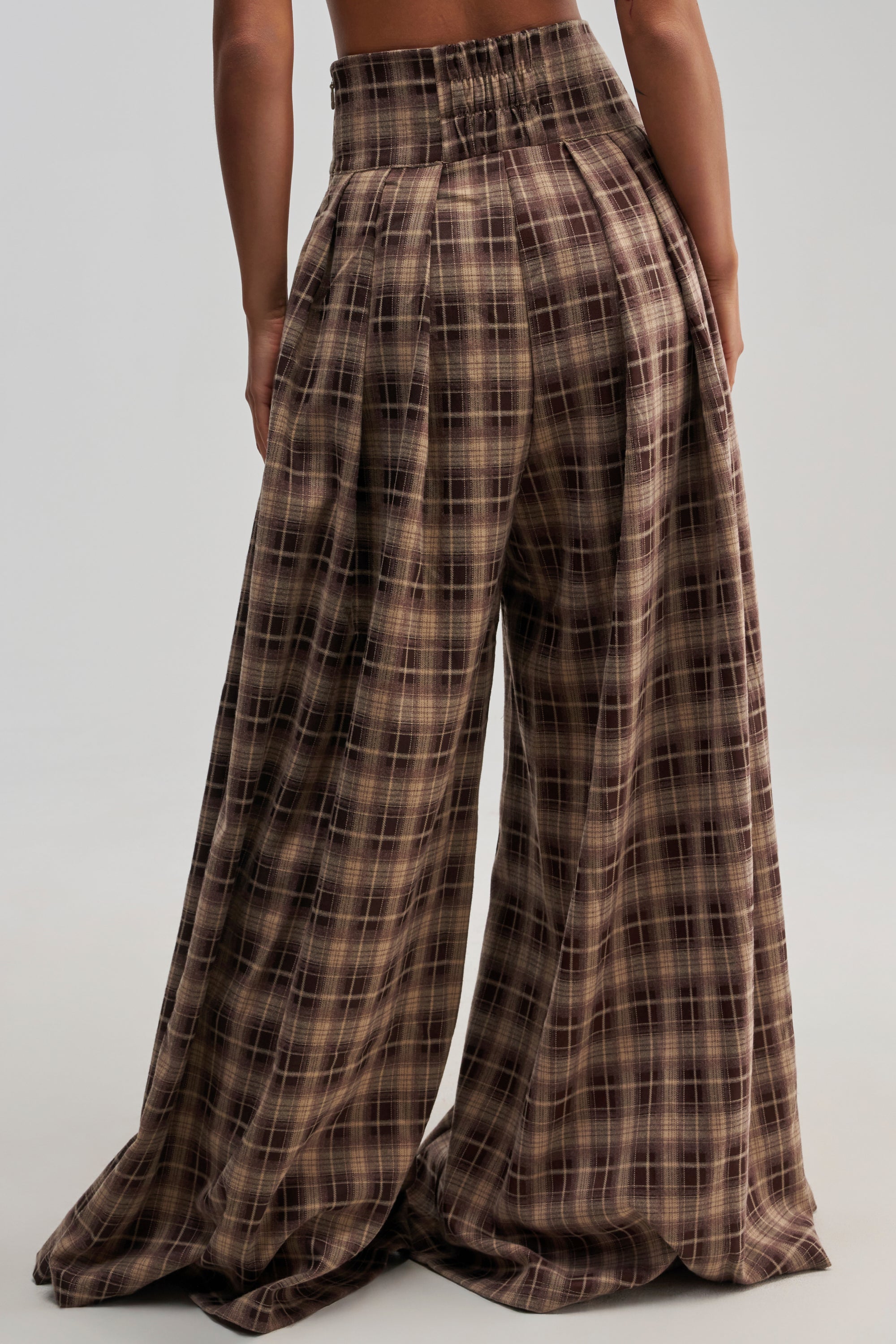 PLAID PRINCESS TROUSER