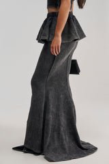 JOCELYN MINERAL WASHED MAXI SKIRT