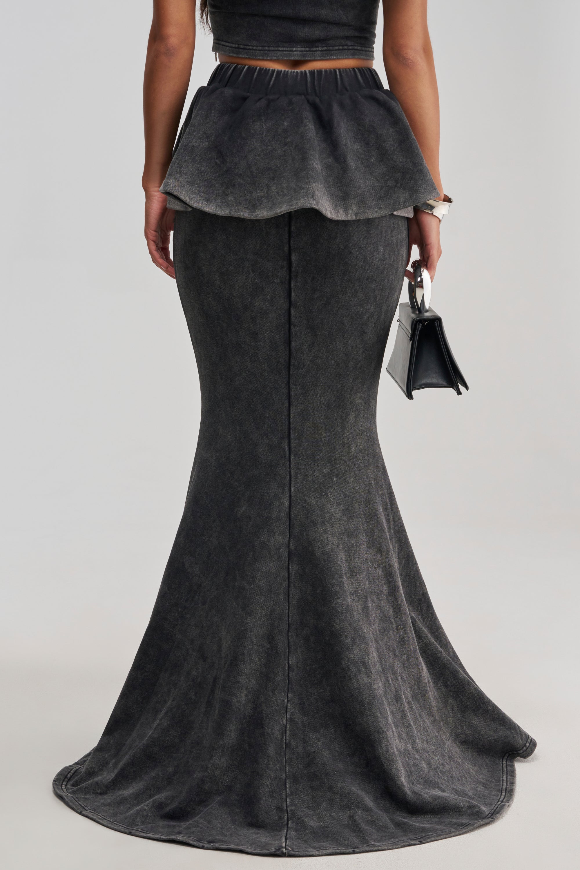 JOCELYN MINERAL WASHED MAXI SKIRT