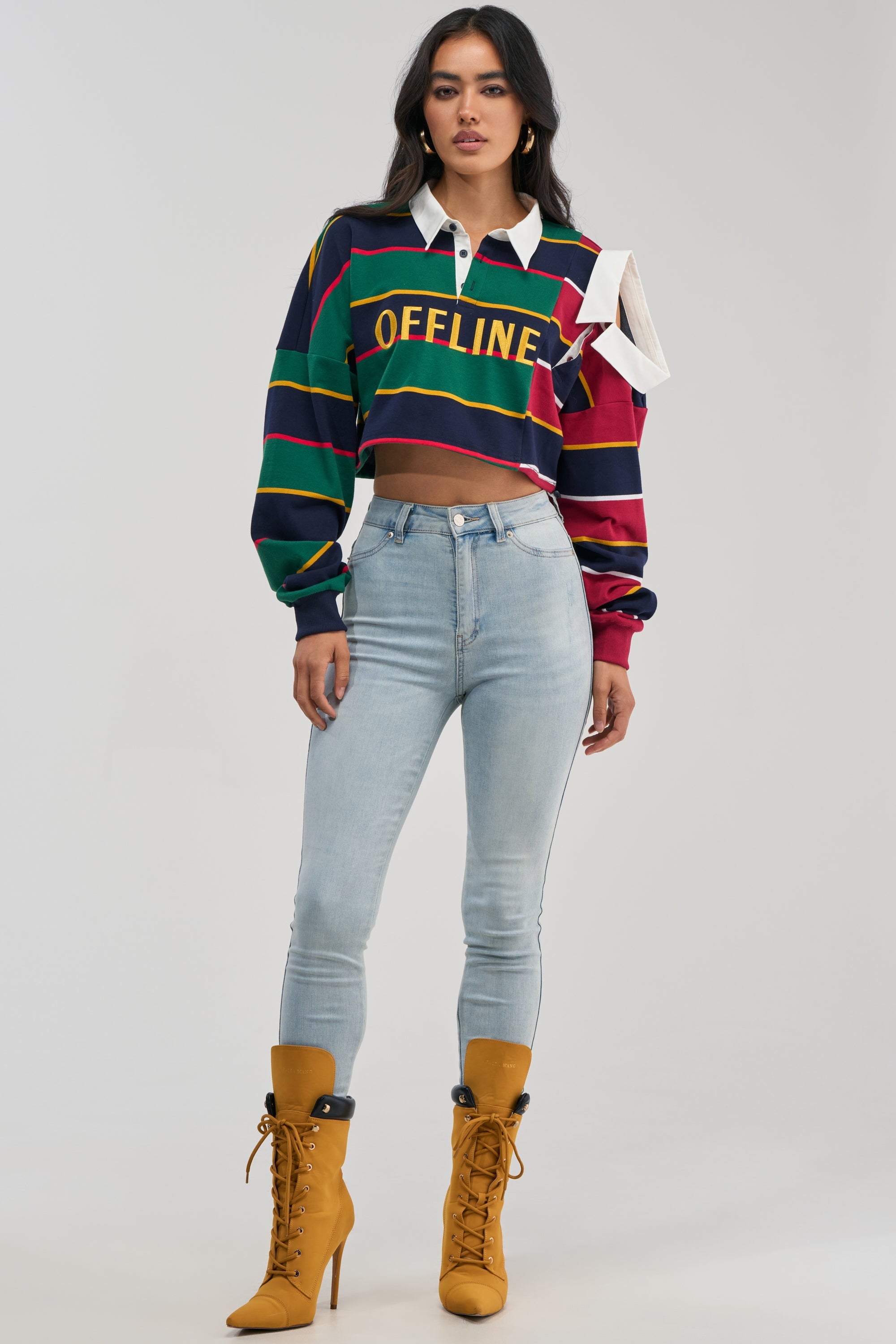 OFFLINE CROPPED POLO SHIRT