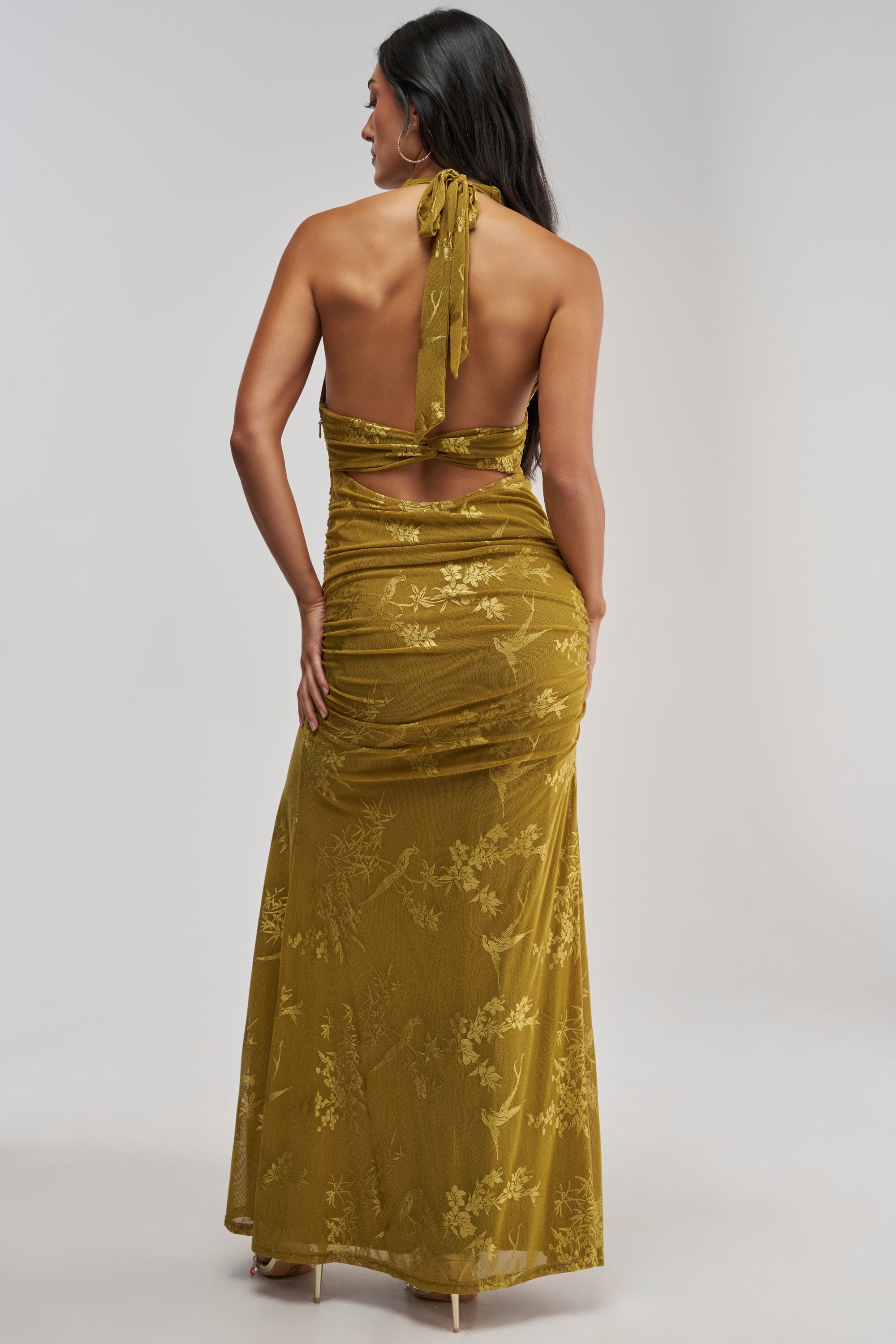 LIGHT LUXE MAXI DRESS IN GREEN