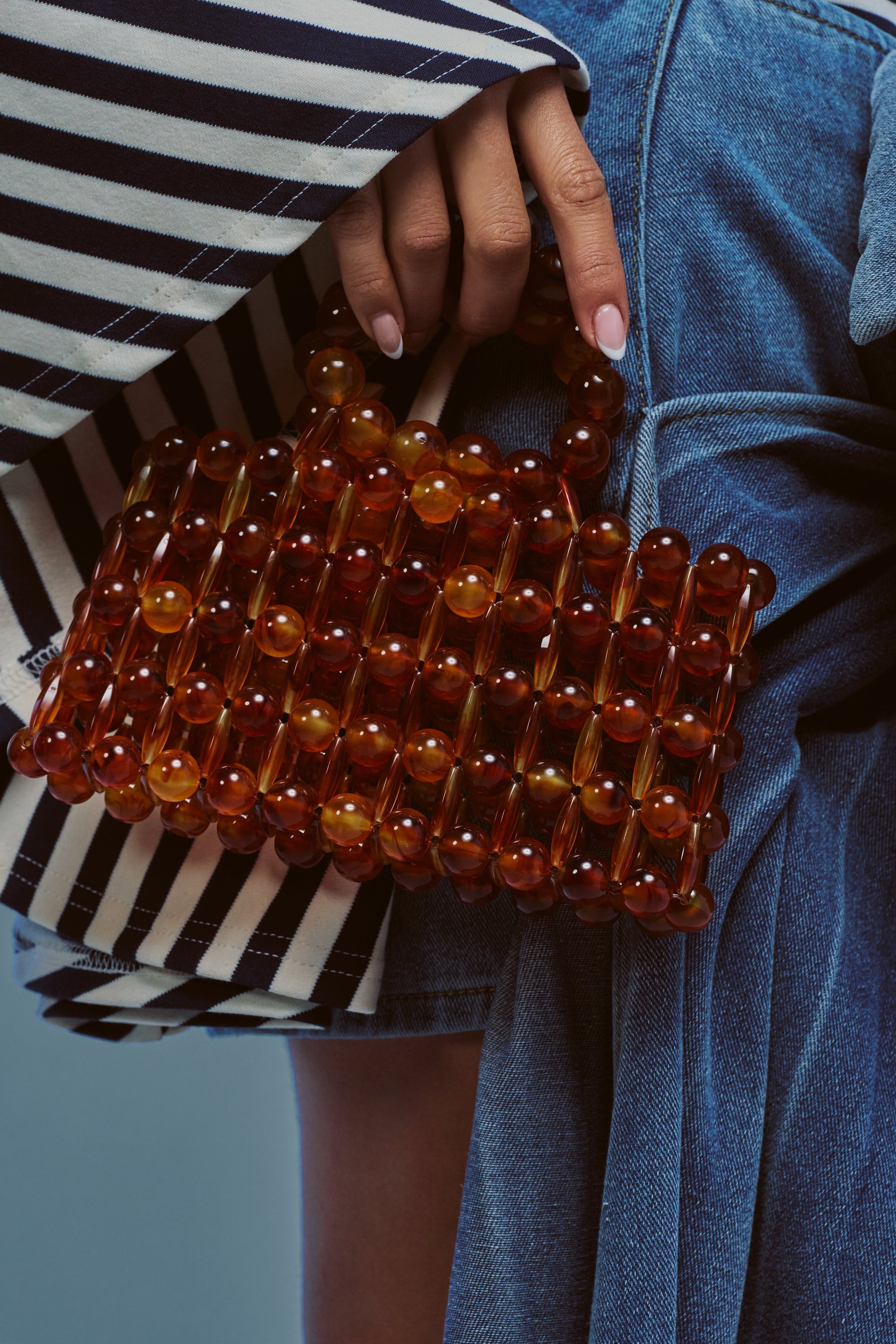 ALWAYS SUMMER BEADED PURSE