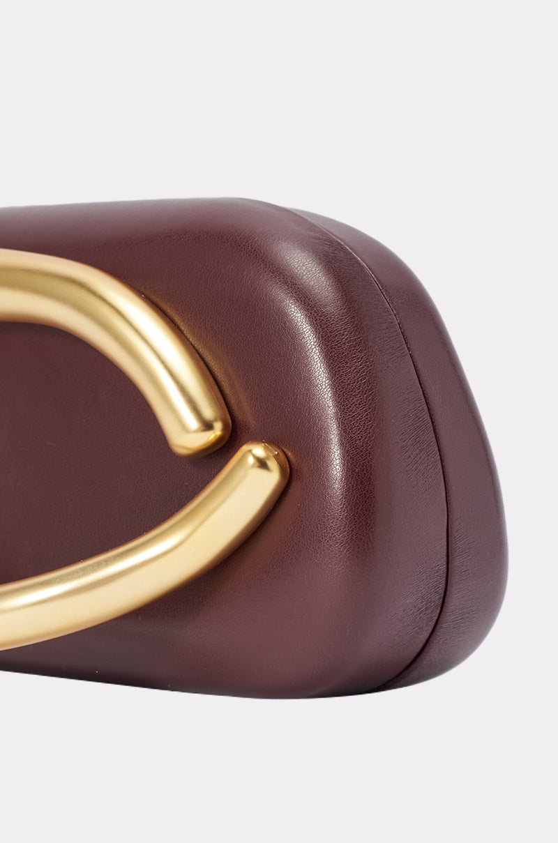 THE CUTEST BURGUNDY CLUTCH