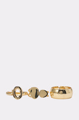 LIQUID GOLD BANGLE STACK