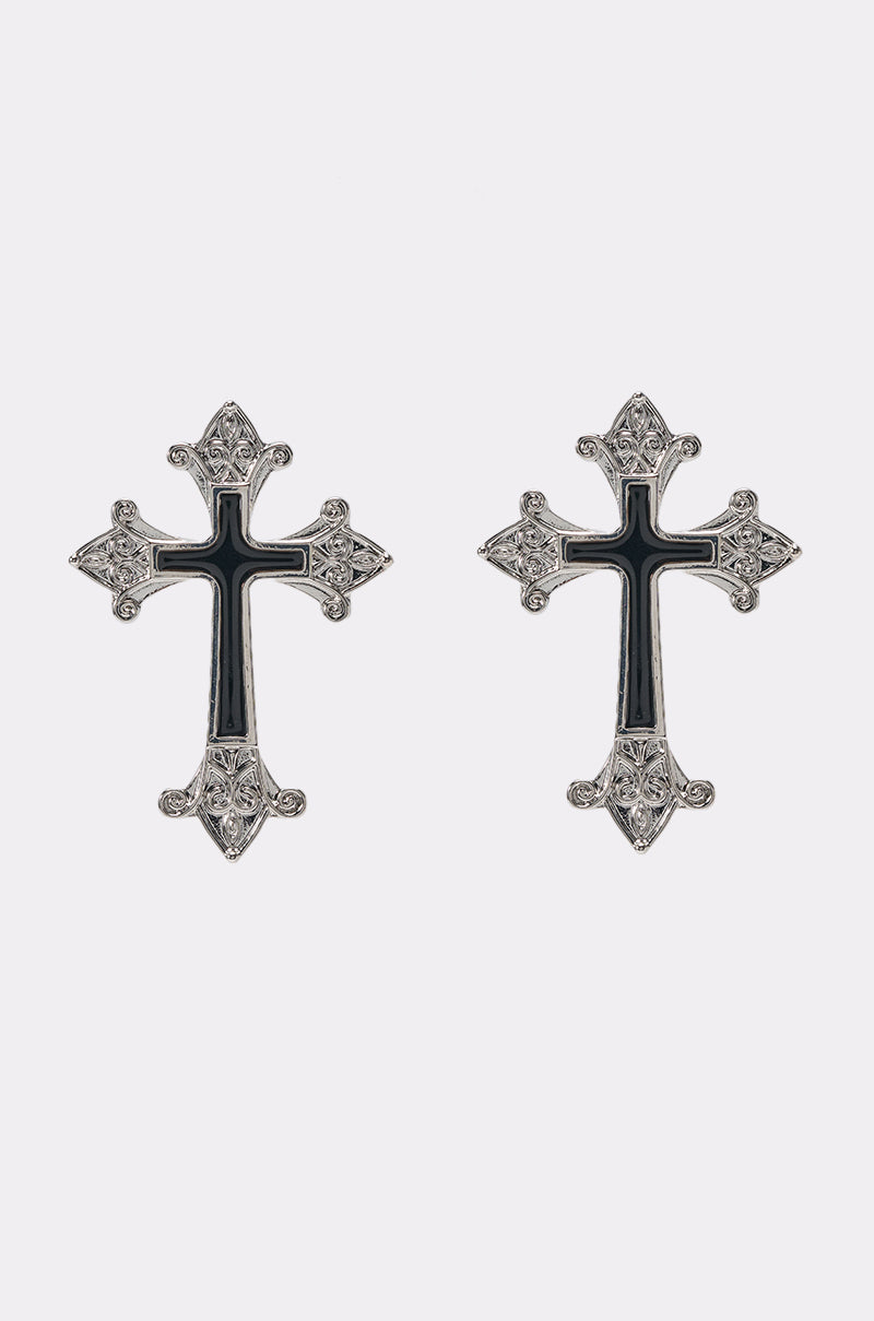 ELITE ENERGY CROSS EARRINGS