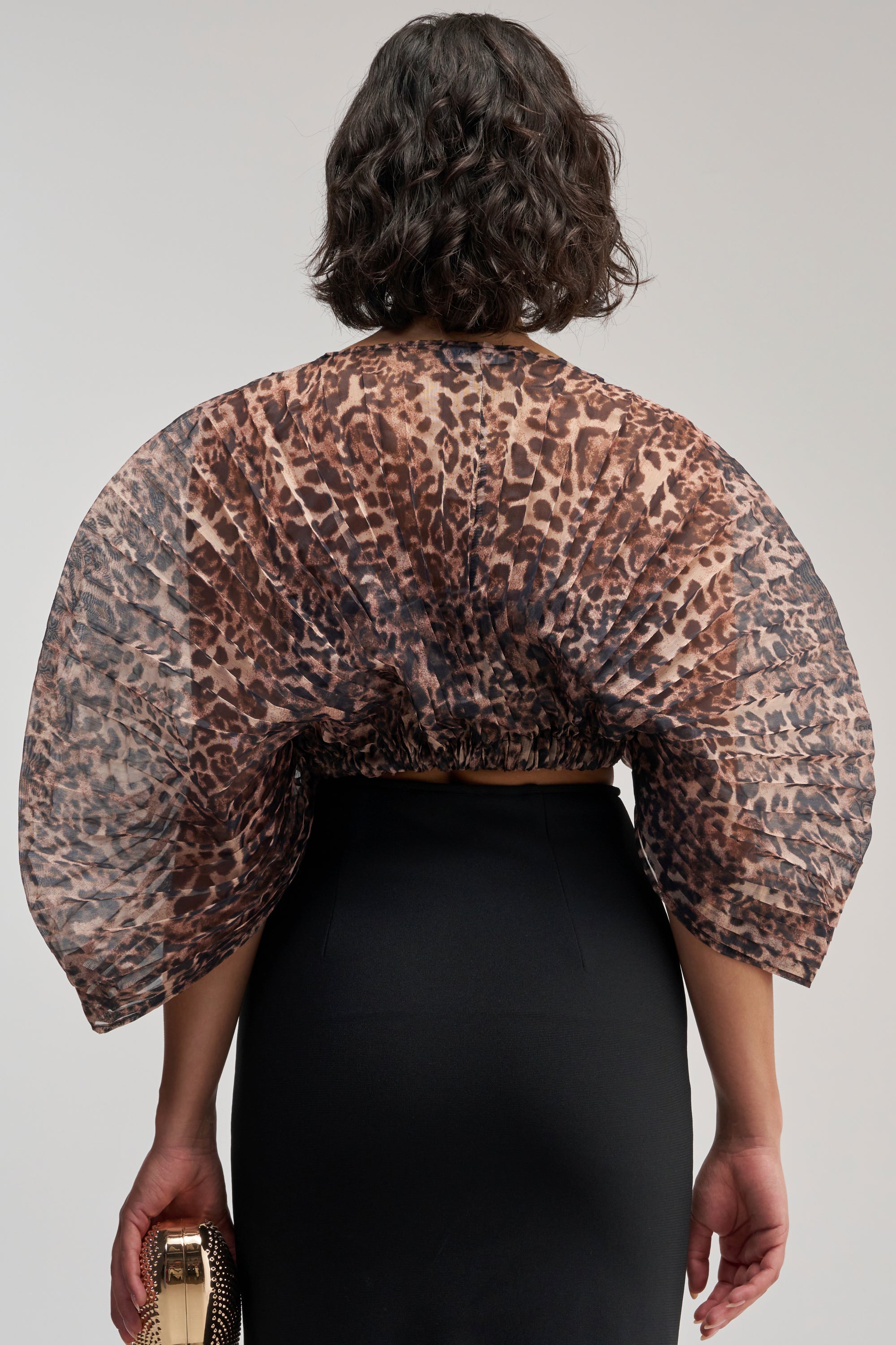 UNTAMED INSTINCT CHIFFON TOP