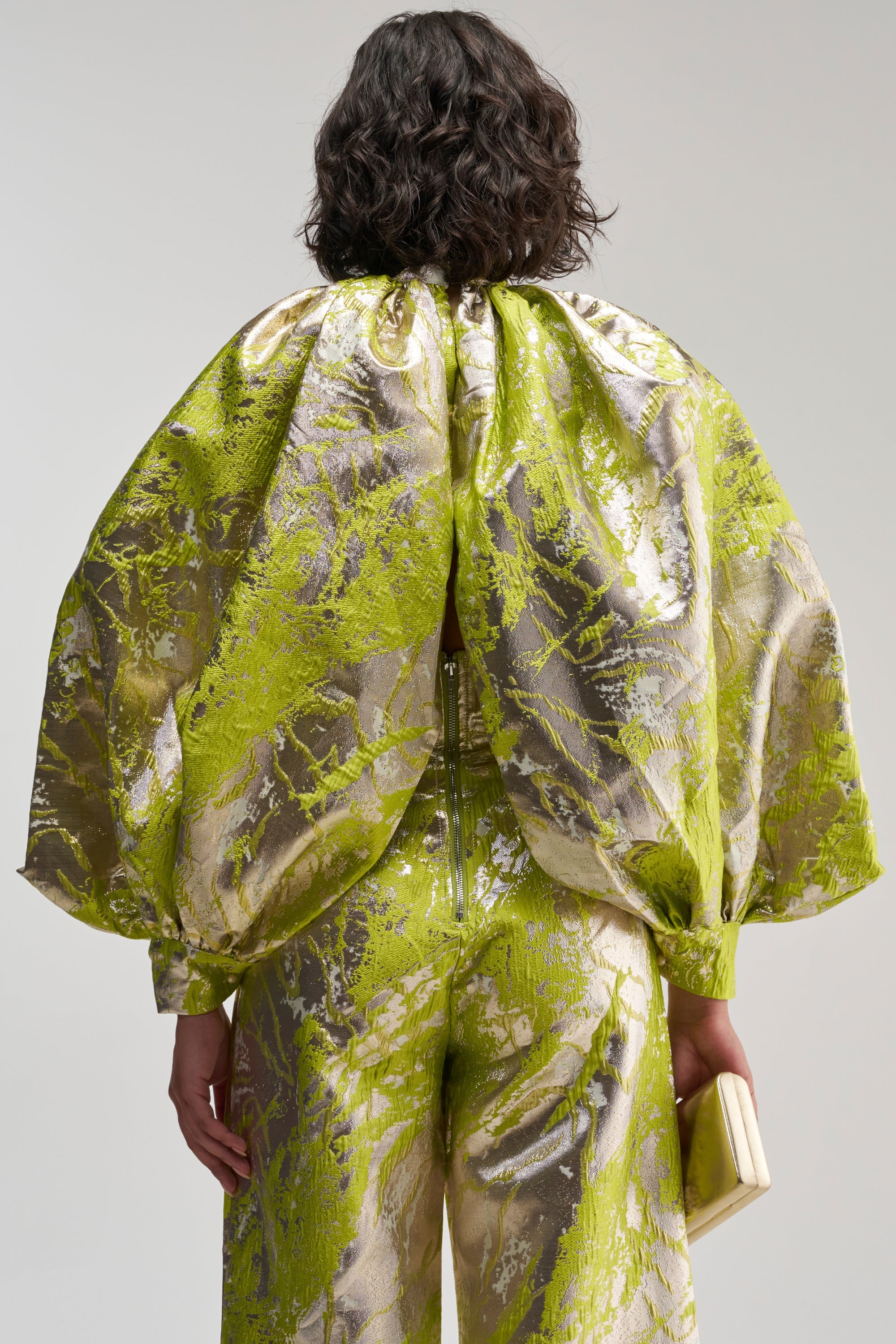 ELECTRIC GARDEN BROCADE TOP
