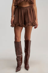 TALK TO ME CHIFFON SHORTS