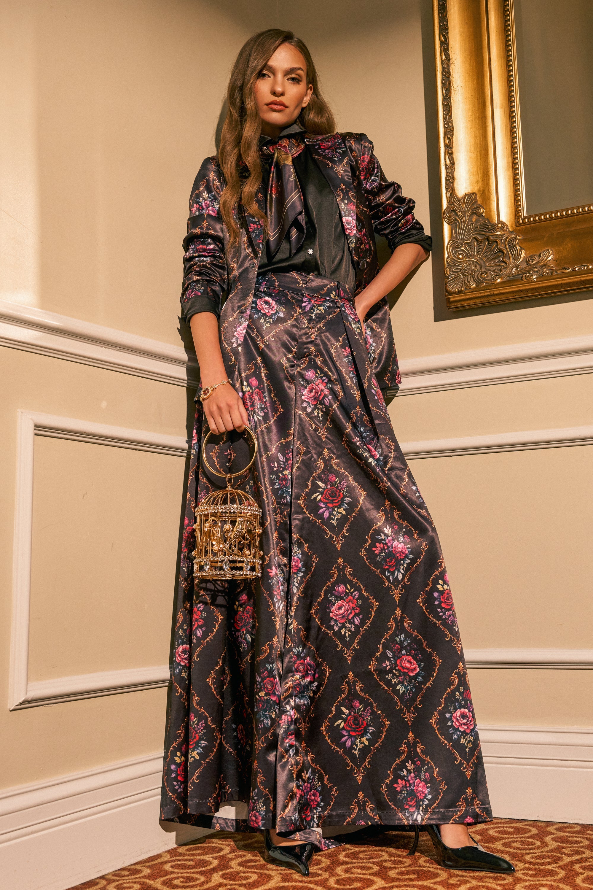VERTIGO SATIN TROUSER