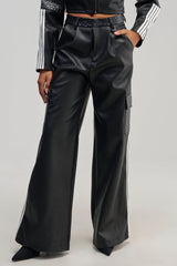 DONT TEST ME FAUX LEATHER TROUSER