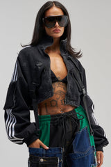 RAE CARGO DENIM JACKET