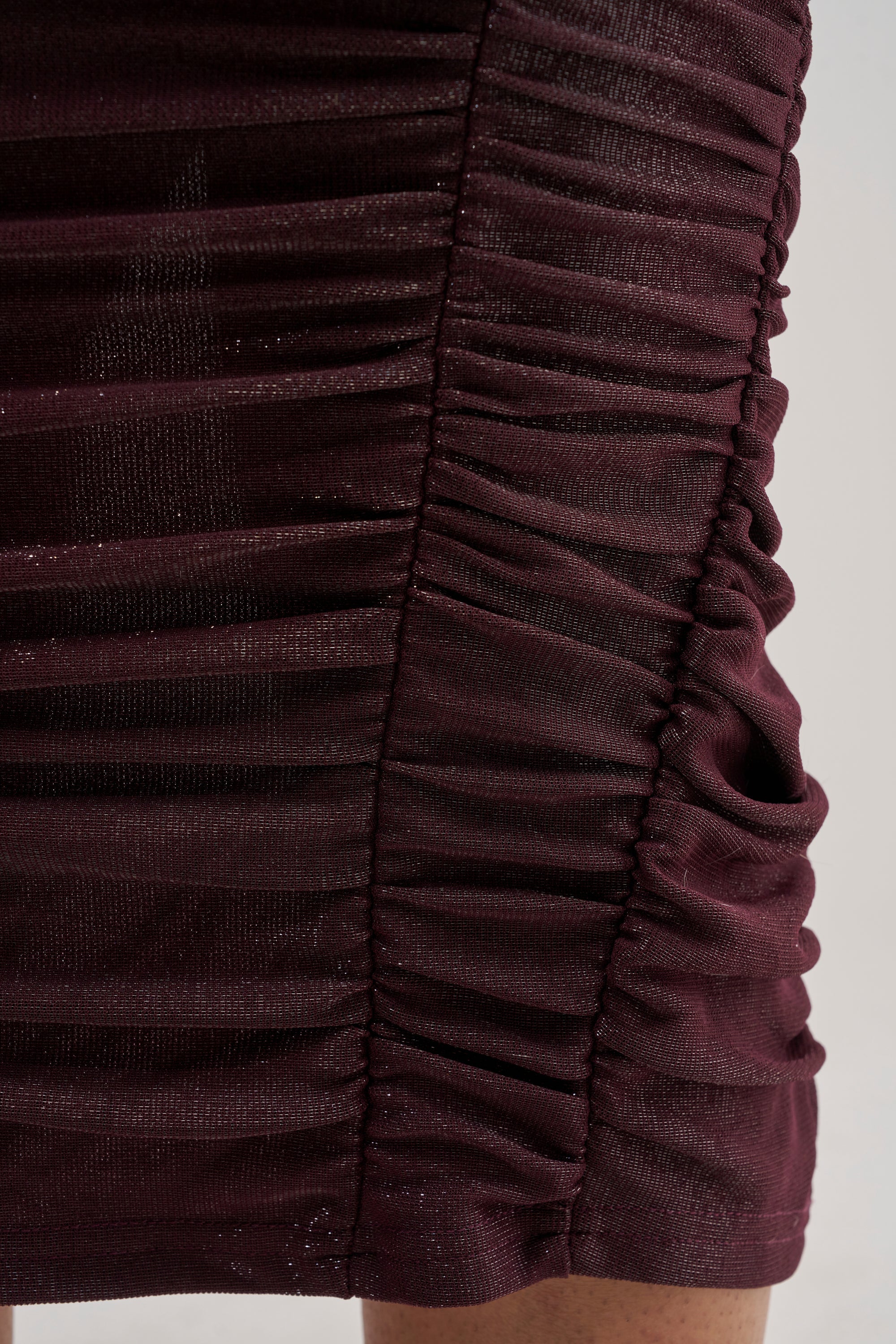 FOREVER FLIRTY RUCHED MIDI DRESS
