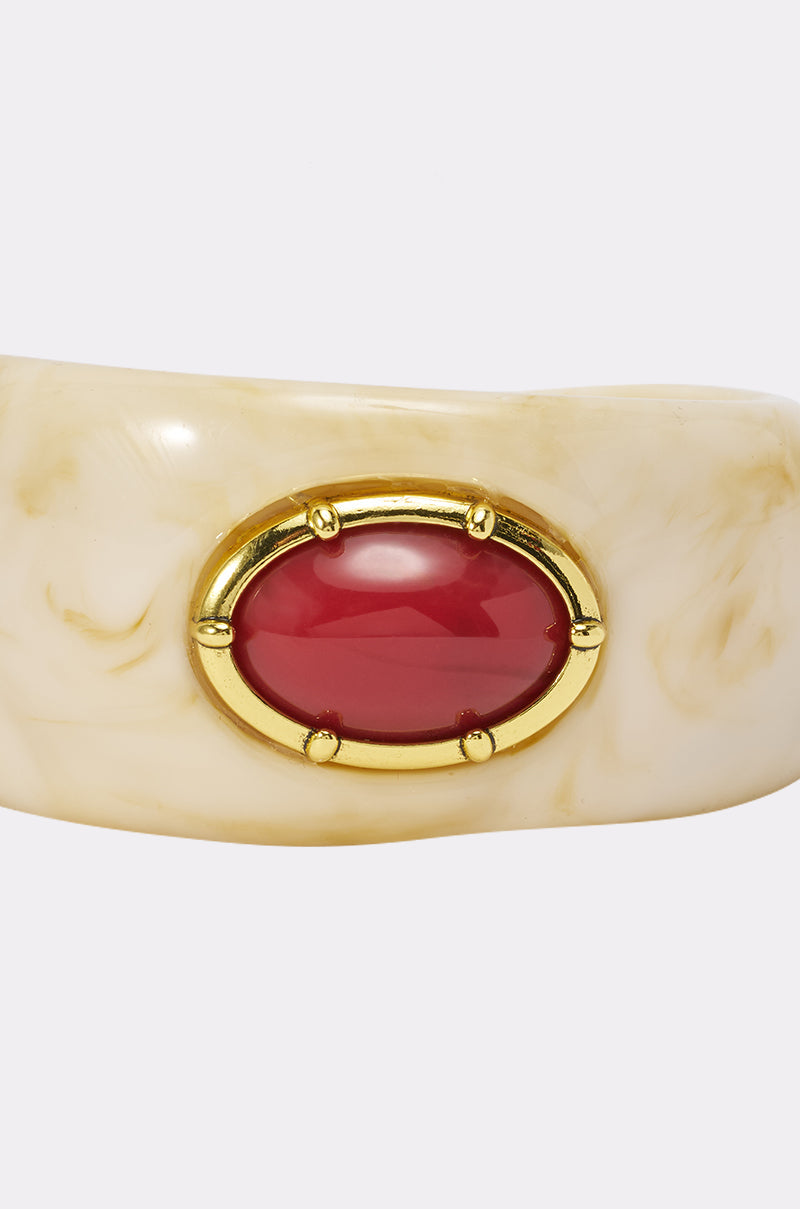 EYE FOR STYLE BANGLE IN IVORY