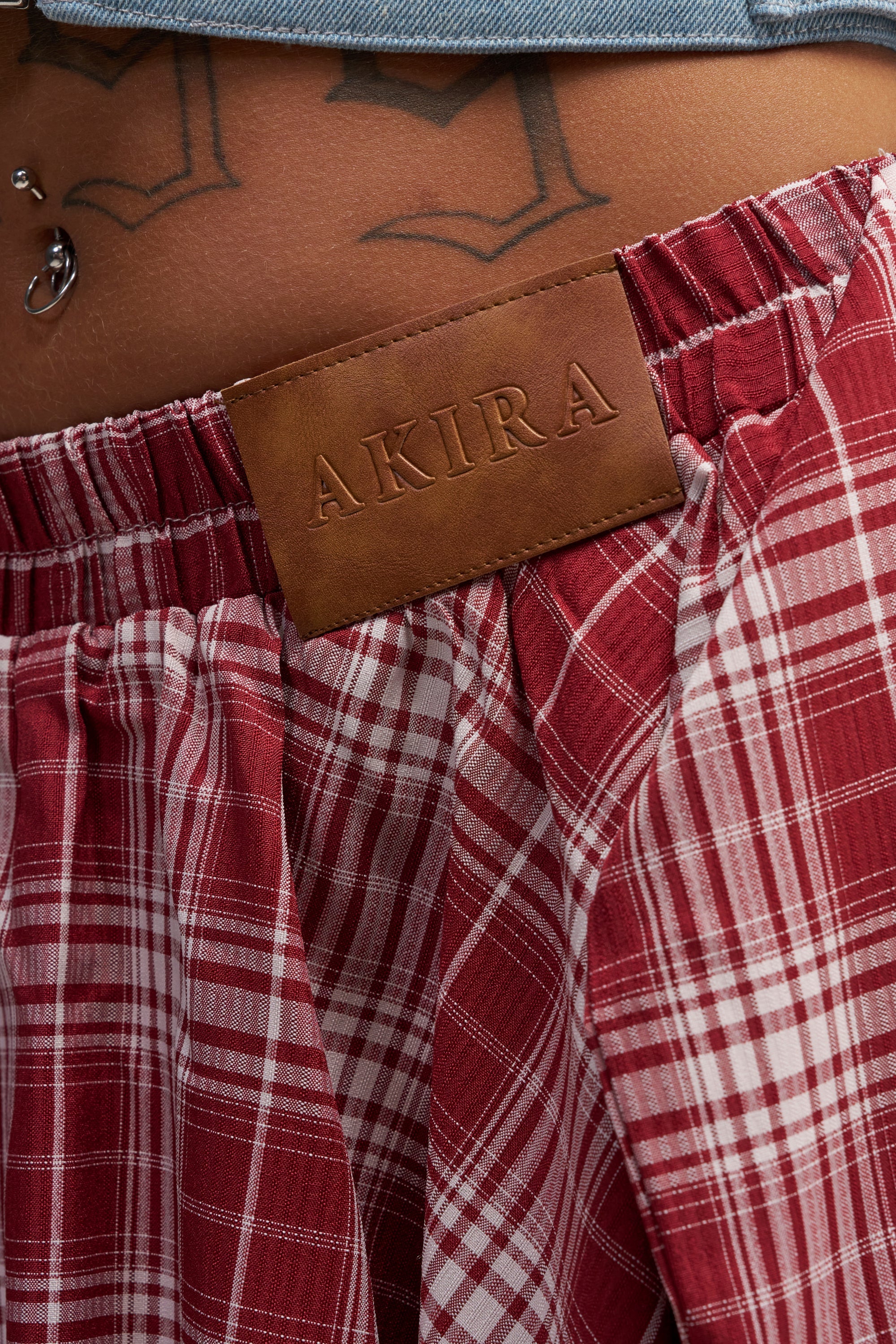 TIME FOR SOME FUN PLAID MINI SKIRT