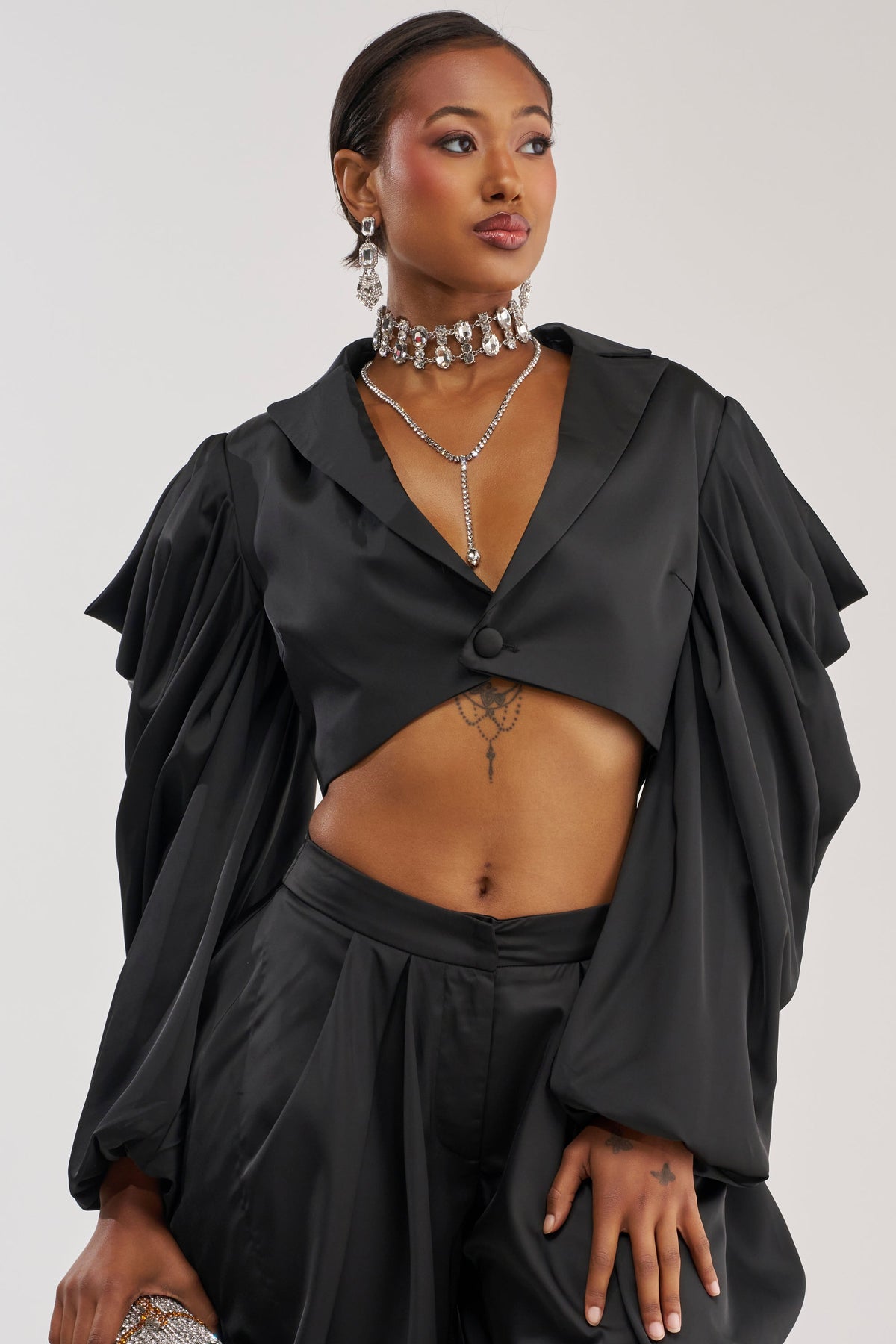 DRIP DRIP BLAZER IN BLACK