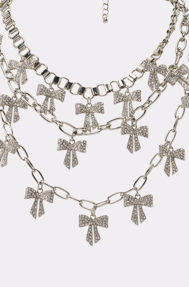 TIED IN A BOW NECKLACE