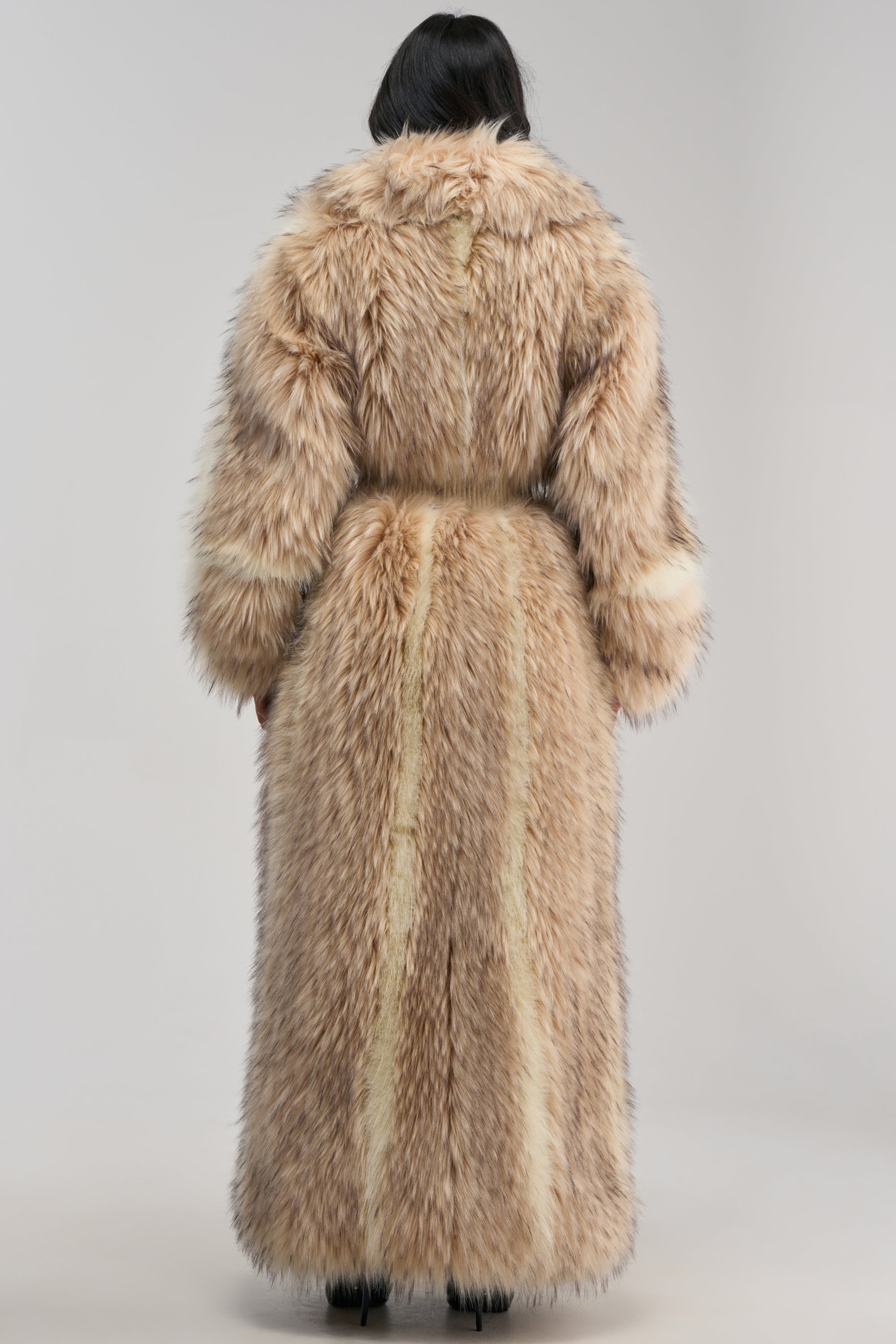 VENUS FAUX FUR TRENCH