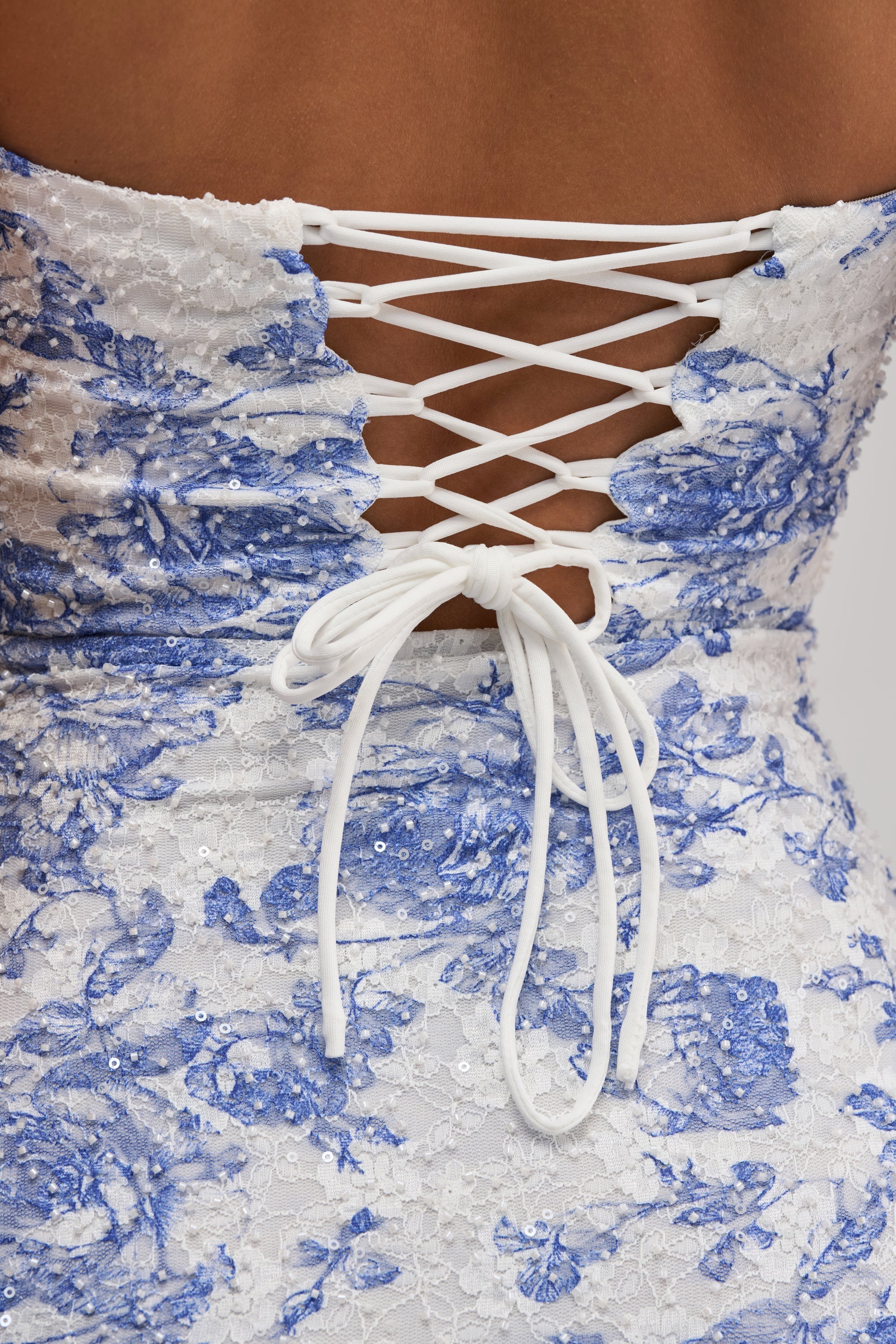 SWEET ESCAPE SEQUIN PATTERNED MAXI DRESS