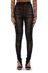 ALL ABOUT ME RUCHED MESH LEGGING