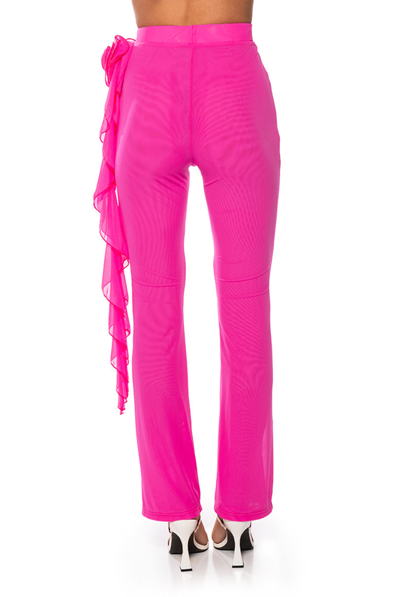 ARIANA FLOUNCED FLARED LEGGING