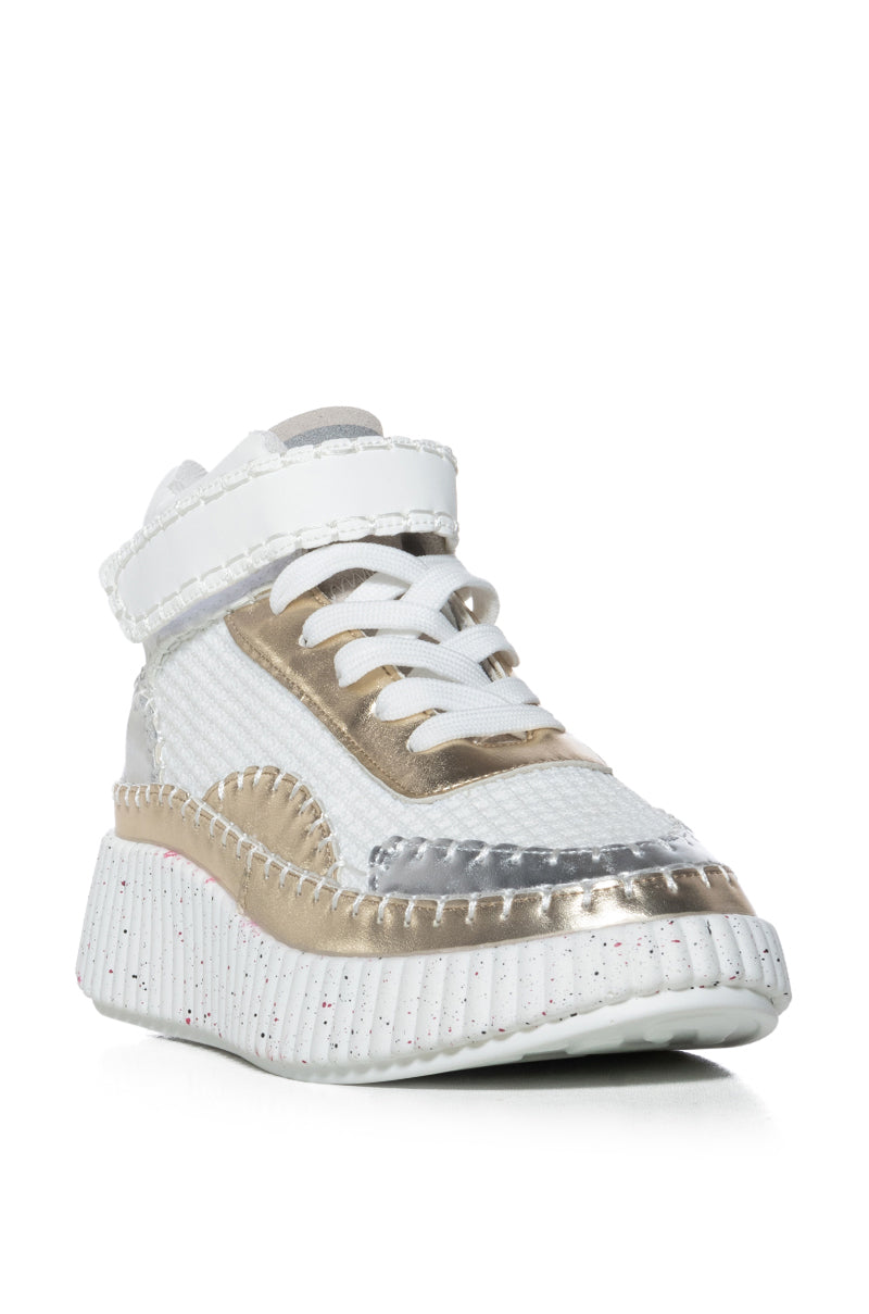 AZALEA WANG FANTASTIQUE WHITE SNEAKER